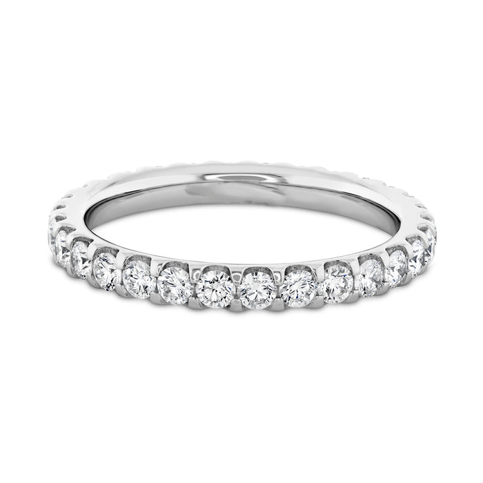 PLATINUM WATTS FULL ETERNITY WEDDING BAND FEATURING 0.98TCW ROUND BRILLIANT DIAMONDS (G/H COLOR SI CLARITY) BY G.ST CEREMONY.