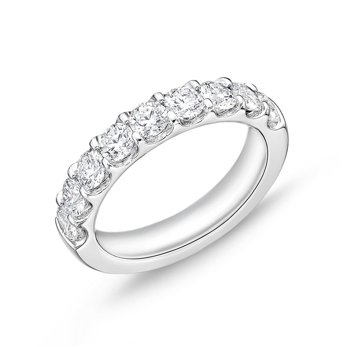 1.52tcw Watts Half Diamond Eternity Band