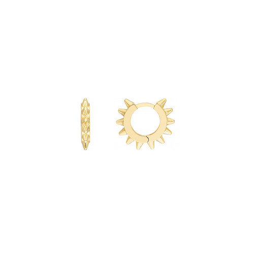 Spike Mini Hoop Earrings