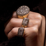 Champagne Diamond Baby Malak Ring