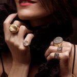 Champagne Diamond Baby Malak Ring
