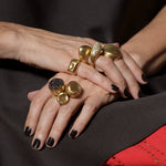 Champagne Diamond Urban Winter Big Ring
