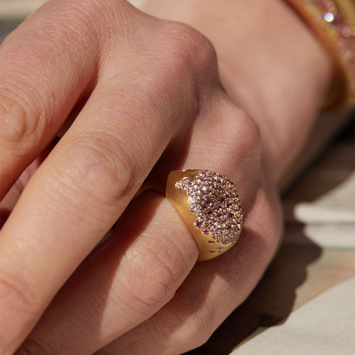 Pink Sapphire Baby Malak Original Bonbon Ring Image 2