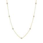 1.97tcw Diamond Hex Station Necklace