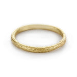 2mm Half Round Textured Wedding Band