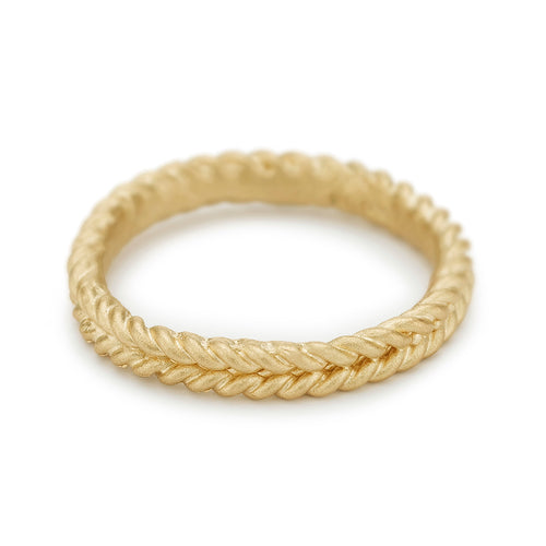 2.8mm Double Rope Wedding Band