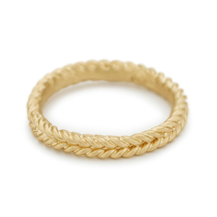 2.8mm Double Rope Wedding Band