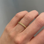 2.8mm Double Rope Wedding Band