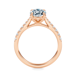 Madison Pavé Engagement Ring Setting