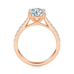 Madison Pavé Engagement Ring Setting