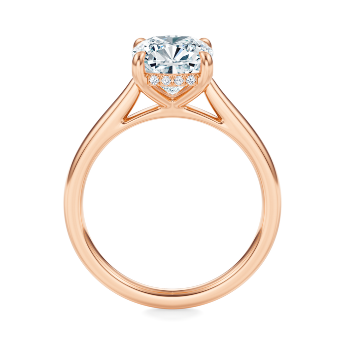 Madison Hidden Halo Engagement Ring Setting