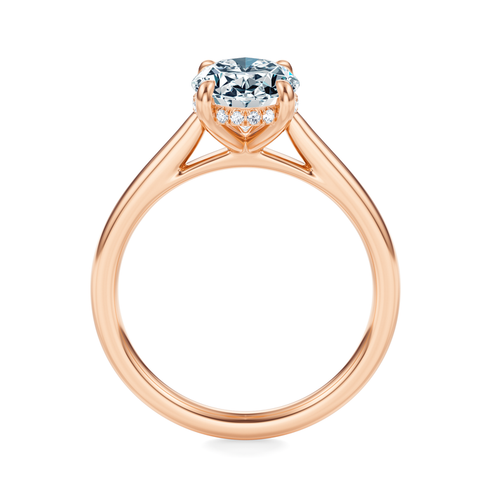 Madison Hidden Halo Engagement Ring Setting