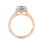 Essex Pavé Halo Engagement Ring Setting