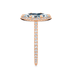 Essex Pavé Halo Engagement Ring Setting