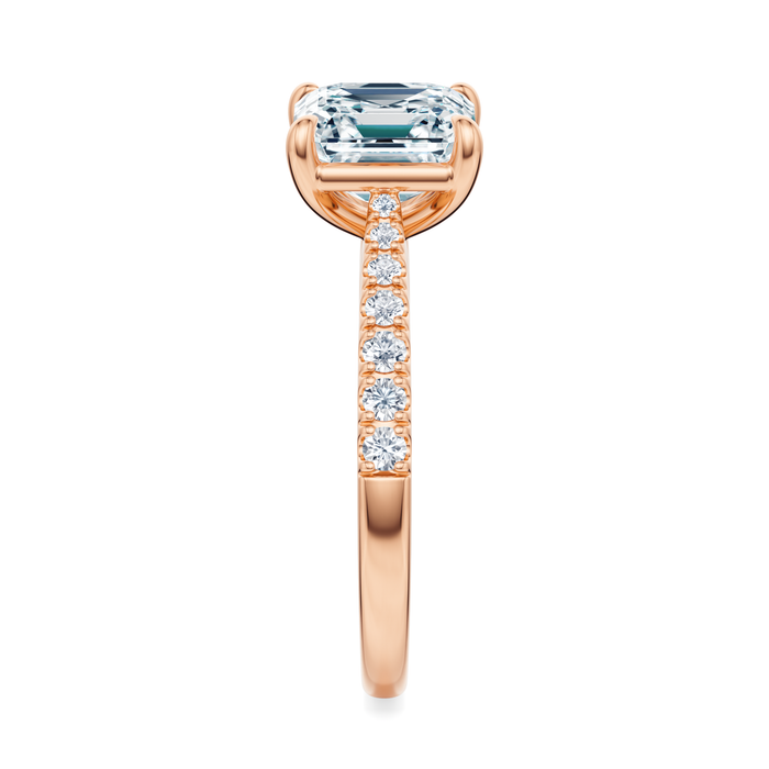 Madison Pavé Engagement Ring Setting