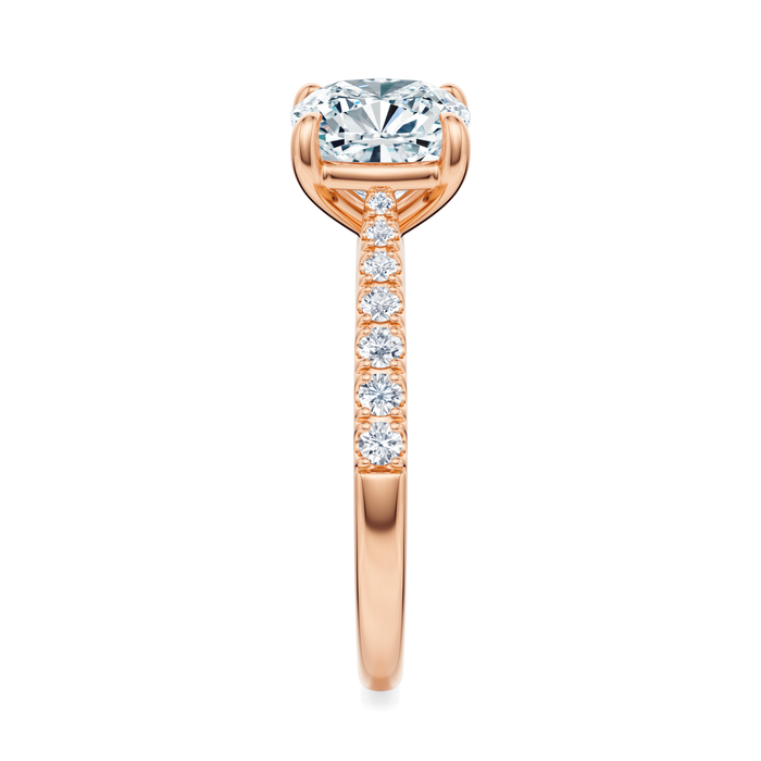 Madison Pavé Engagement Ring Setting