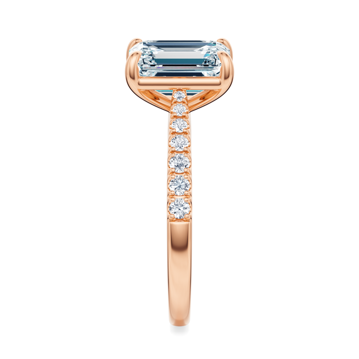 Madison Pavé Engagement Ring Setting