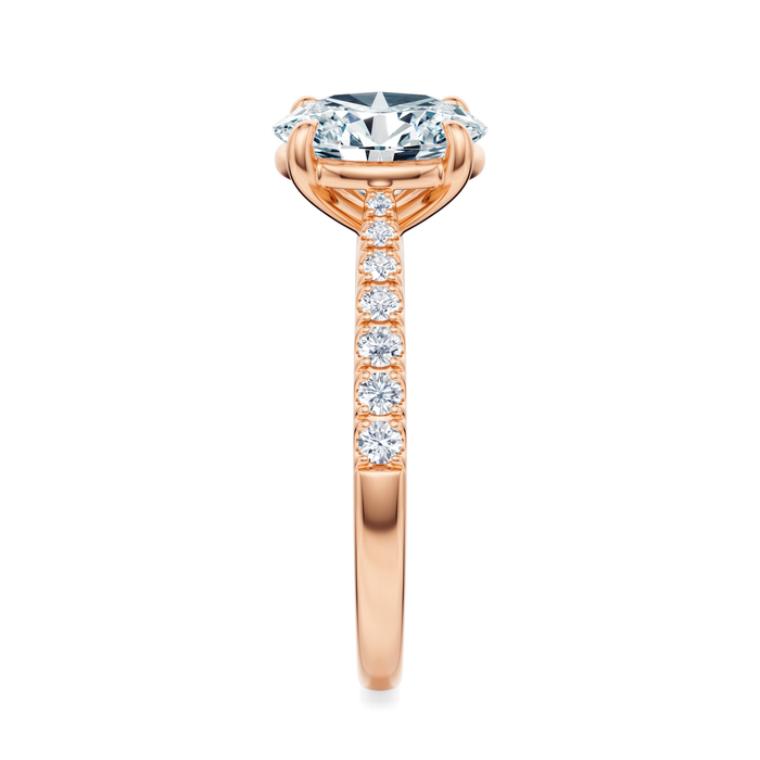 Madison Pavé Engagement Ring Setting