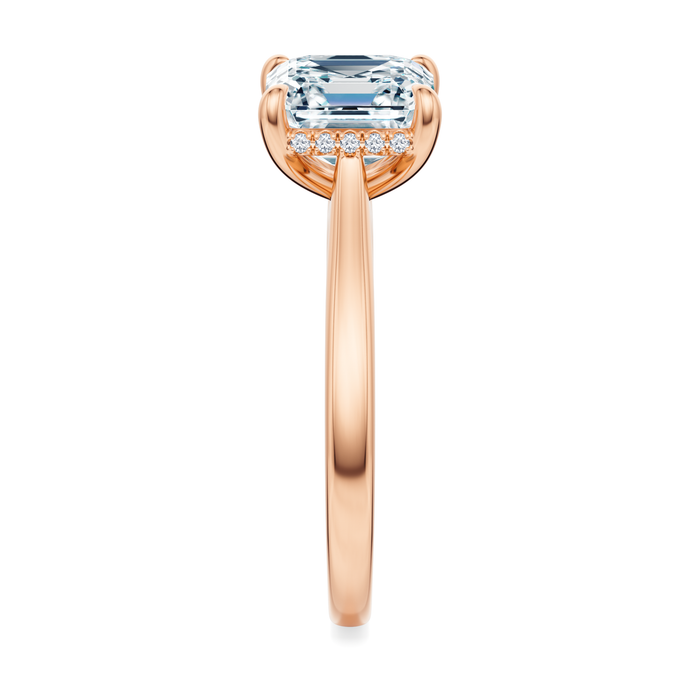 Madison Hidden Halo Engagement Ring Setting