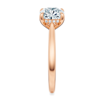 Madison Hidden Halo Engagement Ring Setting