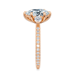 Petite Elizabeth Pavé Engagement Ring Setting