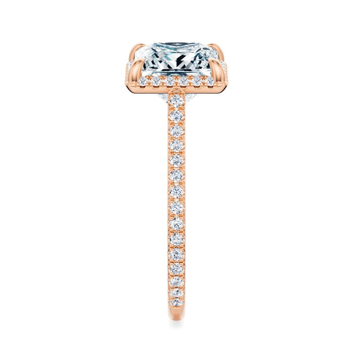 Essex Pavé Halo Engagement Ring Setting