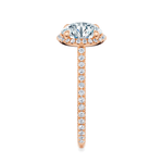 Essex Pavé Halo Engagement Ring Setting