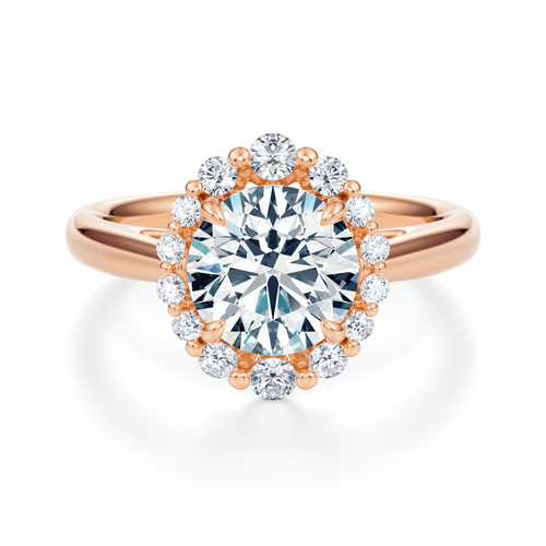 Perry Halo Engagement Ring Setting