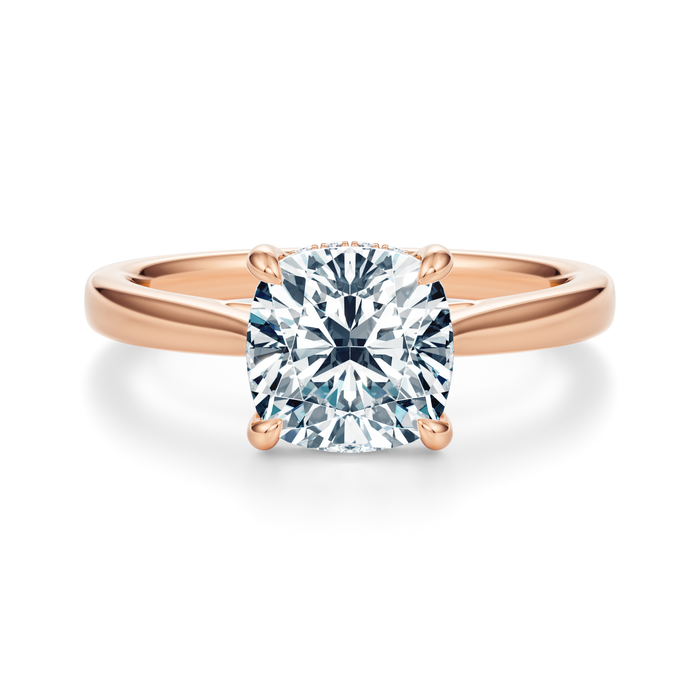 Madison Hidden Halo Engagement Ring Setting