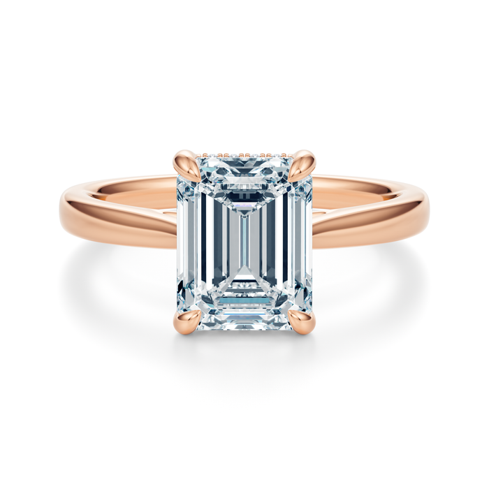 Madison Hidden Halo Engagement Ring Setting
