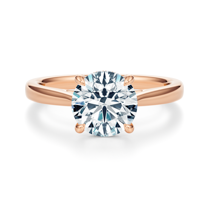Madison Hidden Halo Engagement Ring Setting