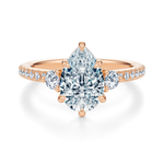 Petite Elizabeth Pavé Engagement Ring Setting