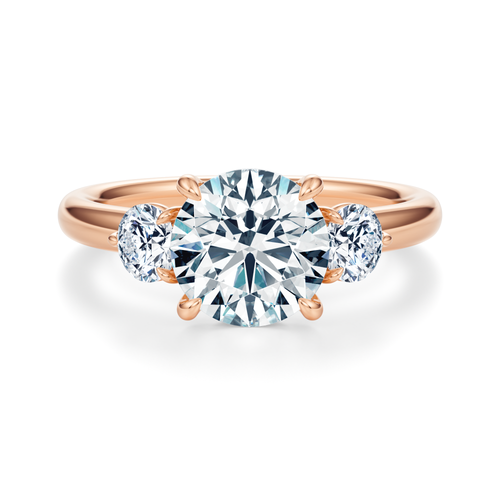Elizabeth Three-Stone Diamond Engagement Ring Setting