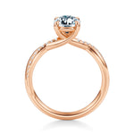Spring Pavé Engagement Ring Setting