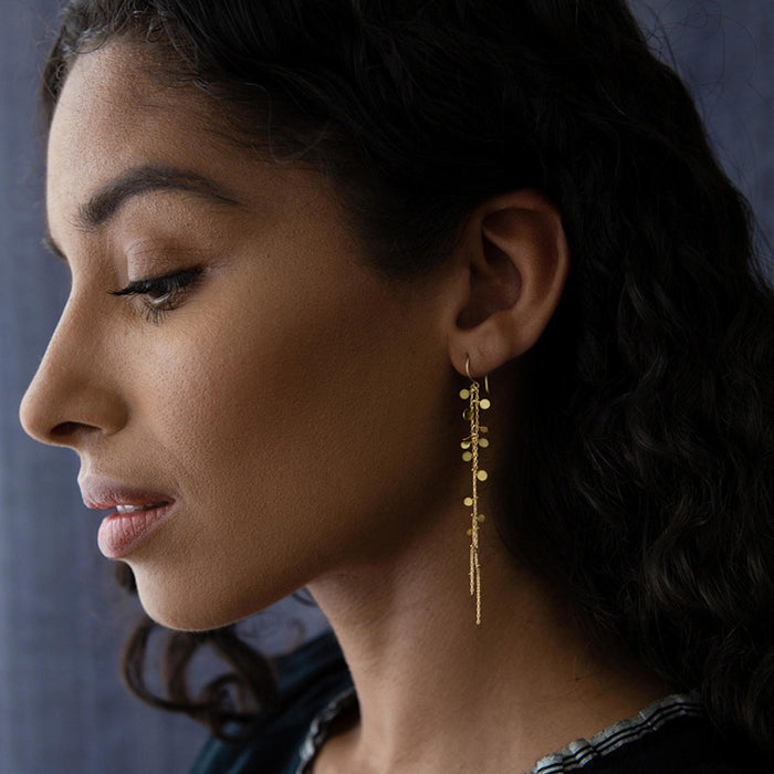 Random Dot Drop Earrings