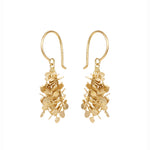 Gold Dots Cluster Earrings