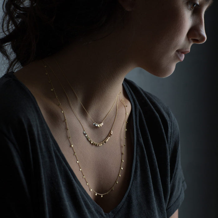 Long Dot Necklace