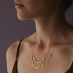 Tiny Dots Arc Necklace