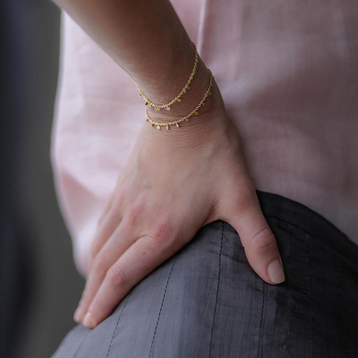 Tiny Double Dots Bracelet
