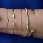 Pavé Diamond Station Bracelet