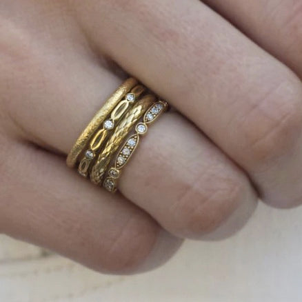Cadie Diamond Wedding Band Image 2