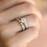Elizabeth Diamond Wedding Band