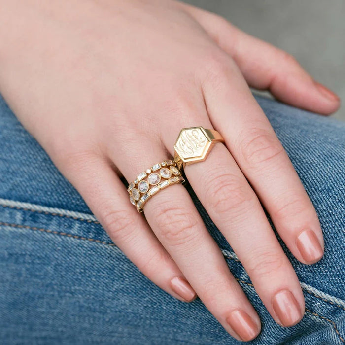 Small Julia Diamond Wedding Band
