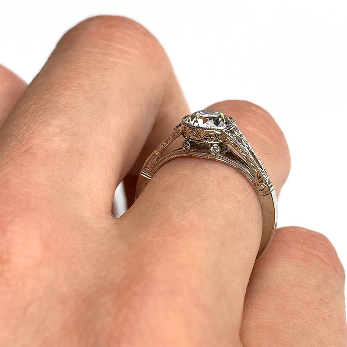 Corinne 1.14ct Old European Cut Diamond Engagement Ring