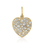 2.03tcw Diamond Medium Cobblestone Heart Pendant
