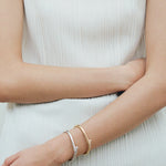 Pavé Diamond 18k Yellow Gold Oera Bracelet