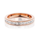 Vandam Half Diamond Eternity Wedding Band
