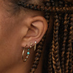 Opal Inverted Hoops