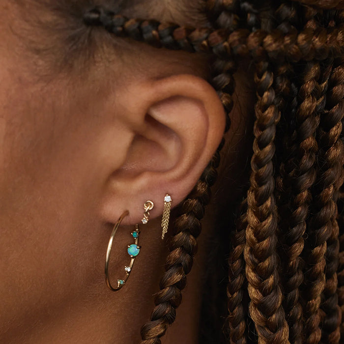 Opal Inverted Hoops