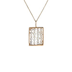 Small Weaving Pendant Necklace